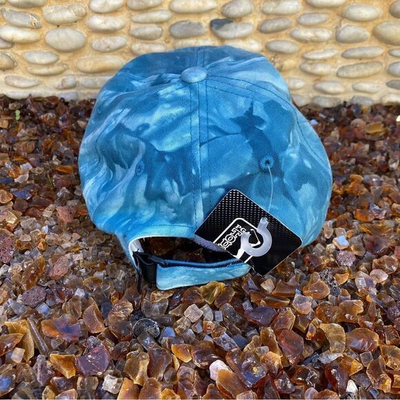 PGA TOUR GOLF Tie-Dye Blue Baseball Cap. Adjustable. NWT! Unisex - Picture 3 of 8